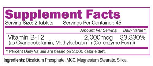 Vitamina B-12 - 90 Compresse