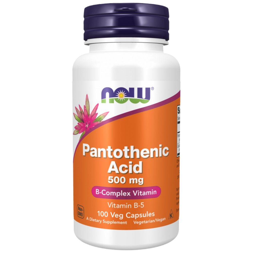 Vitamina B-5/Acido Pantotenico 500 mg - 100 capsule