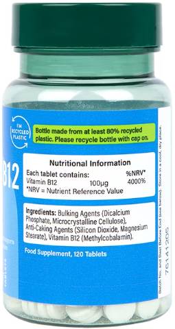 Vitamina B12 100 mcg | Metilcobalamina - 120 compresse
