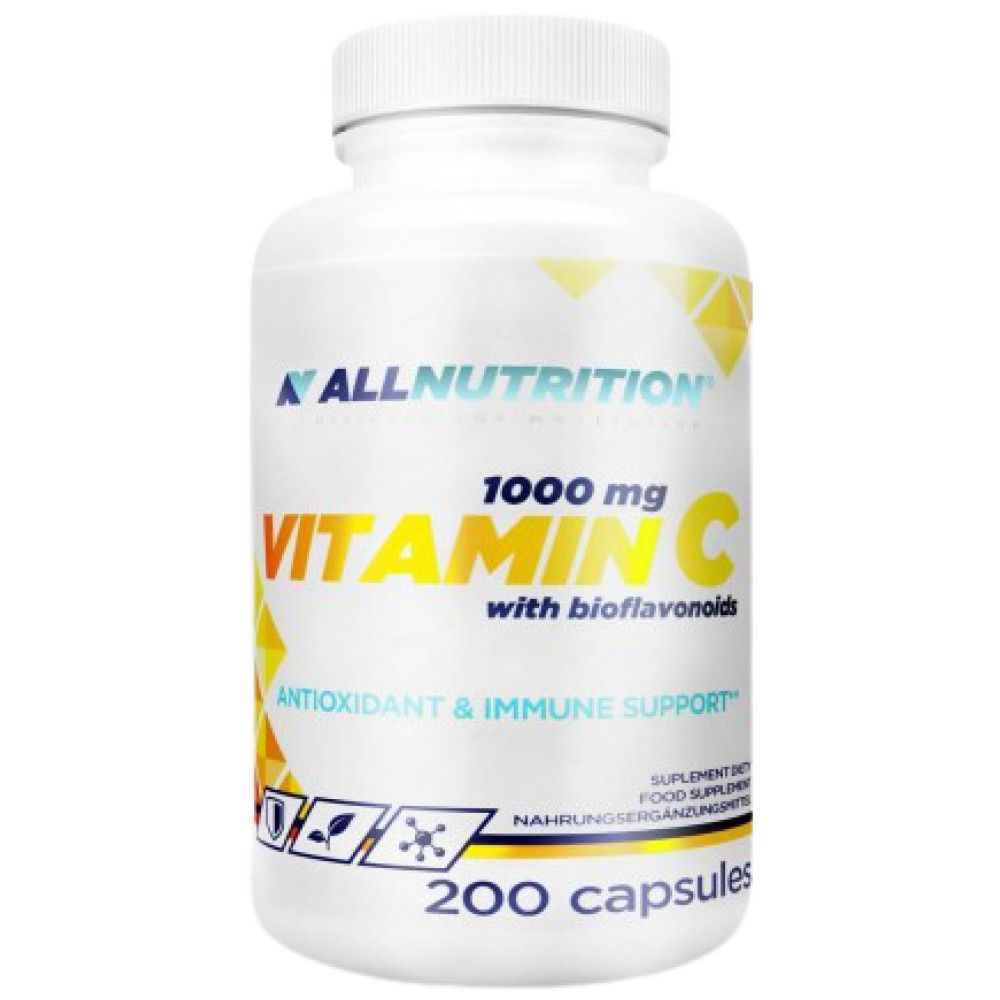 Vitamina C 1000 mg | con Bioflavonoidi - 200 capsule