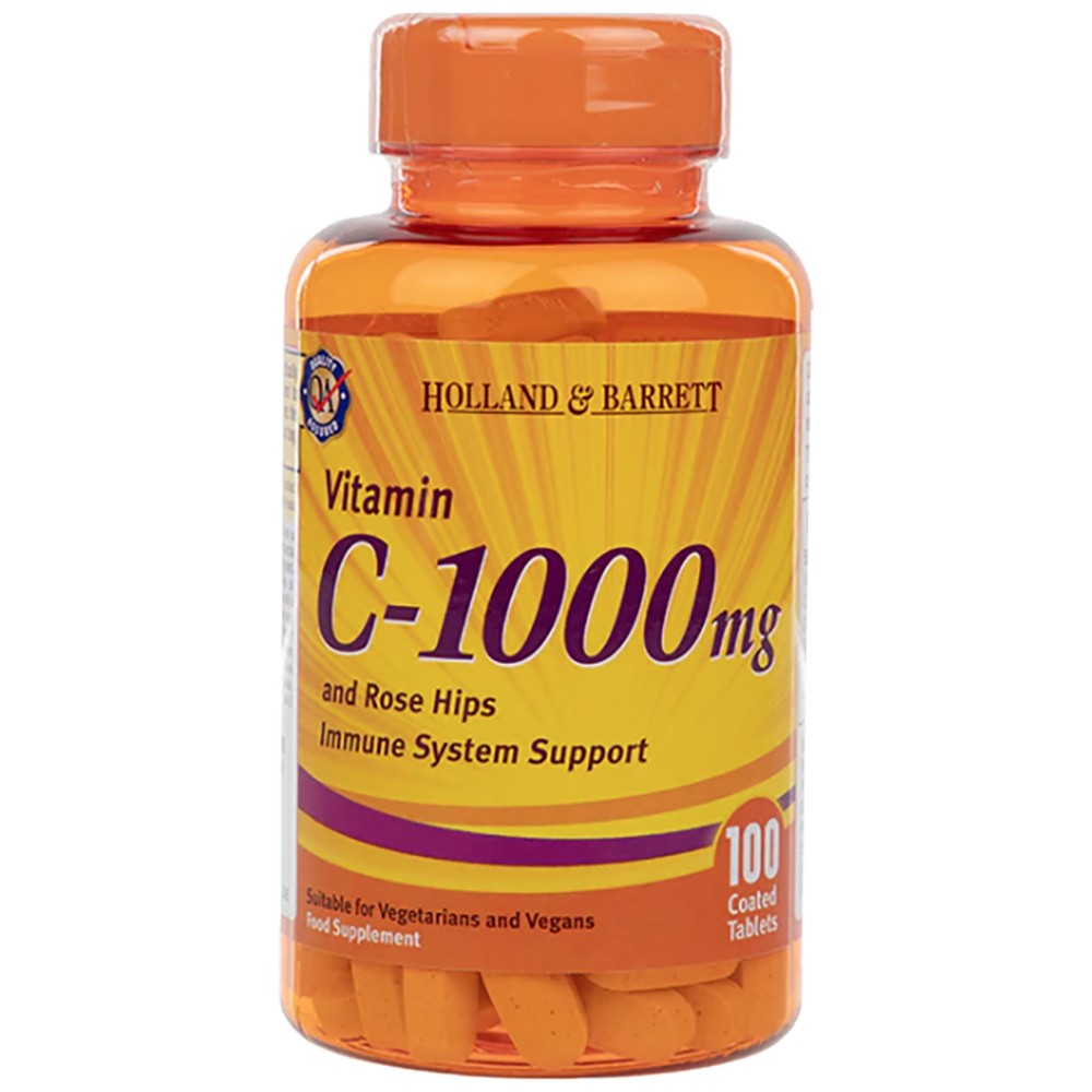 Vitamina C 1000 mg/con cinorrodi & Bioflavonoidi - 100 capsule