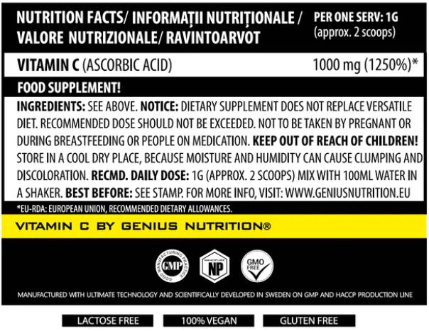 Vitamina C 200 grammi