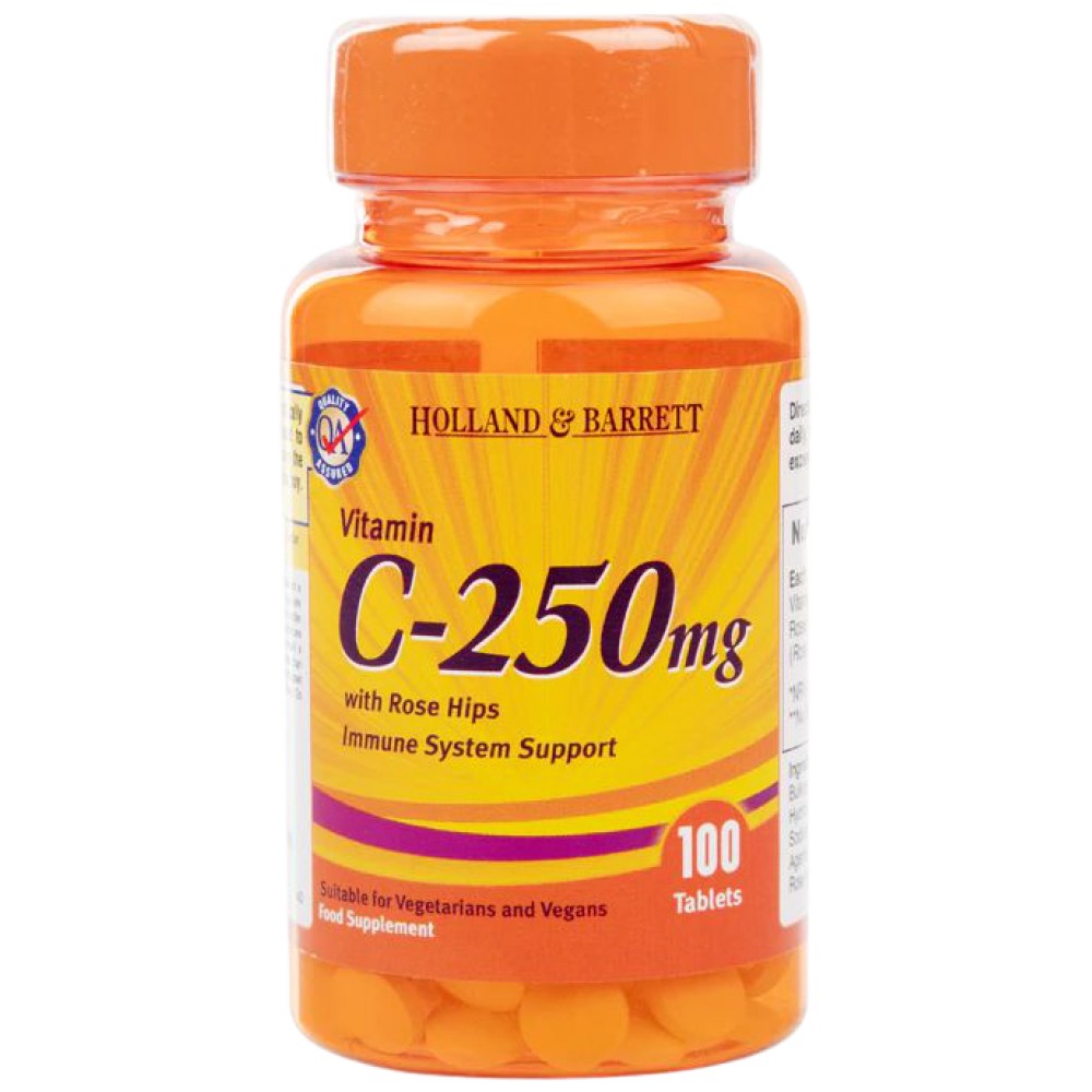 Vitamina C 250 mg | con rosa canina - 100 compresse