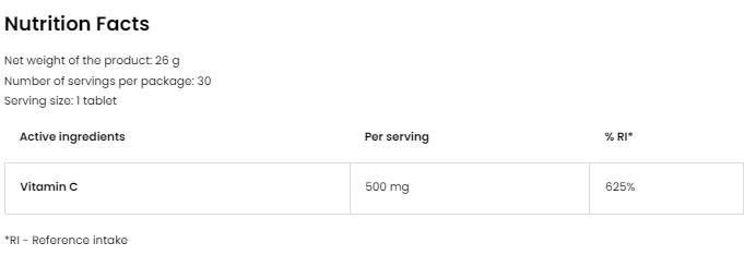 Vitamina C 500 mg - 90 Compresse