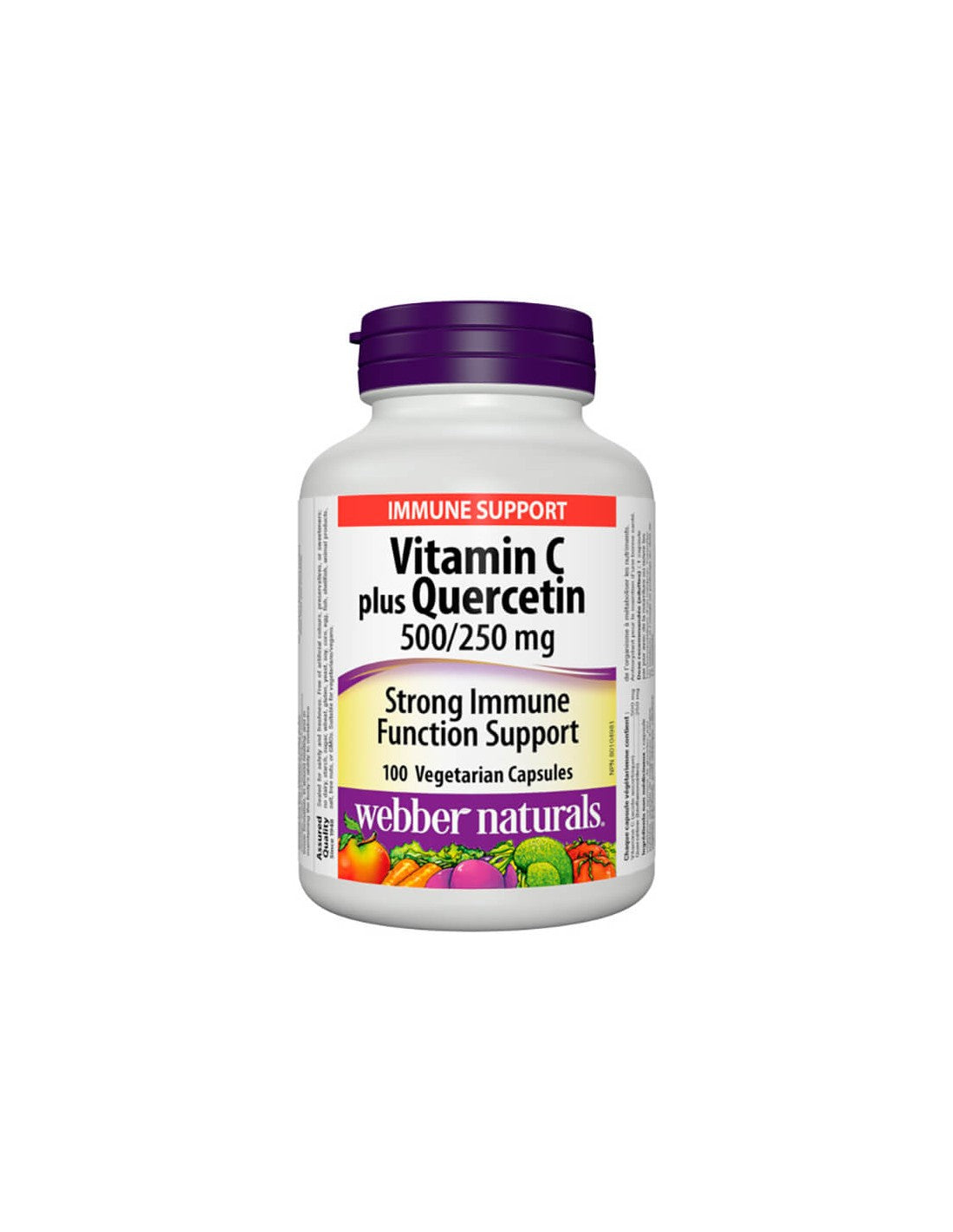 Vitamina C più Quercetina - Vitamina C 500 mg + quercetina 250 mg, 100 capsule