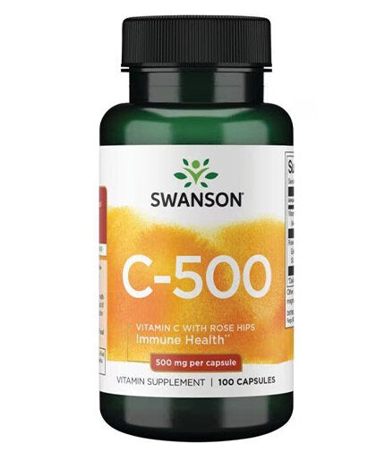 Vitamina C con Rosa Canina 500 mg - 100 capsule