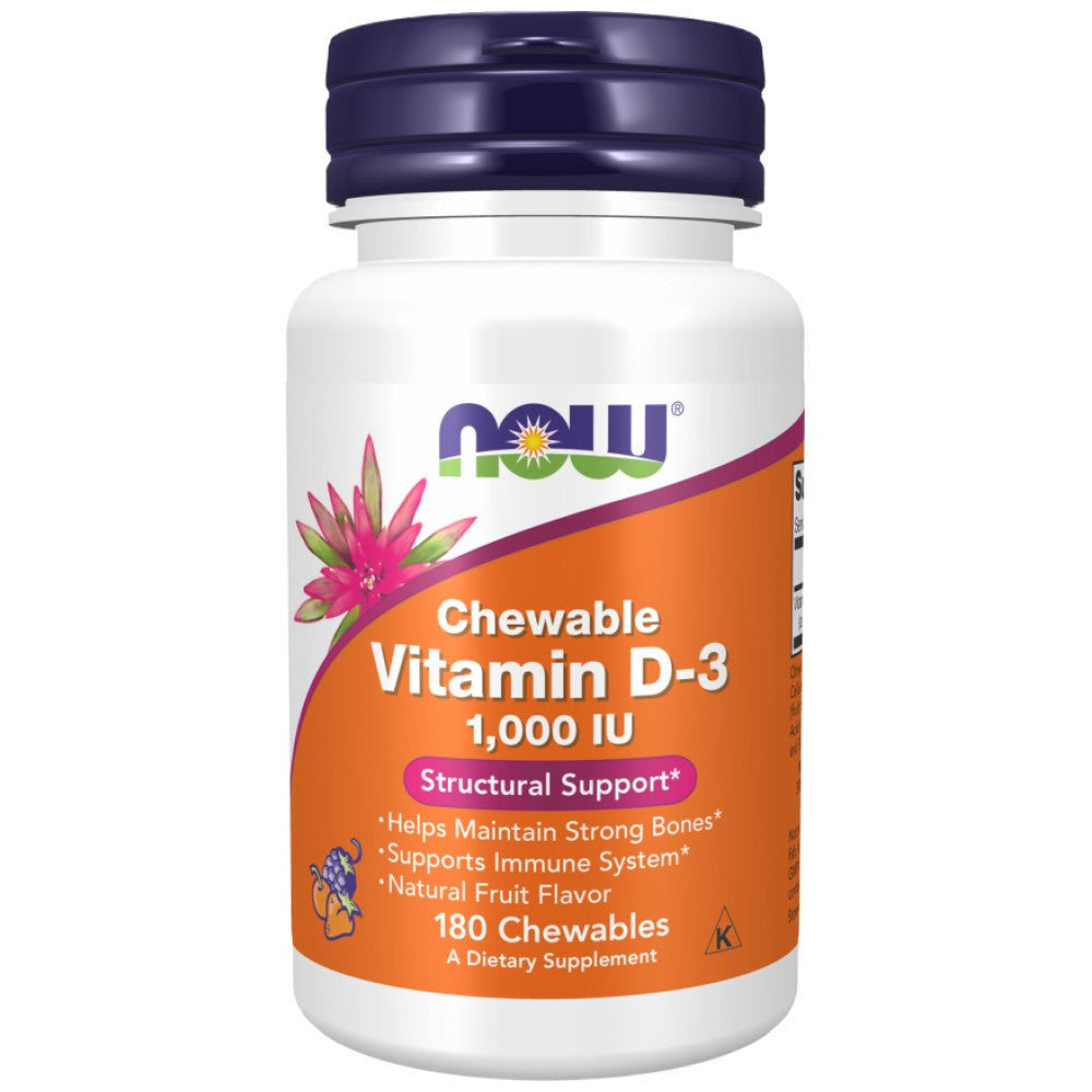 Vitamina D-3 1000 UI | Masticabili - 180 compresse masticabili