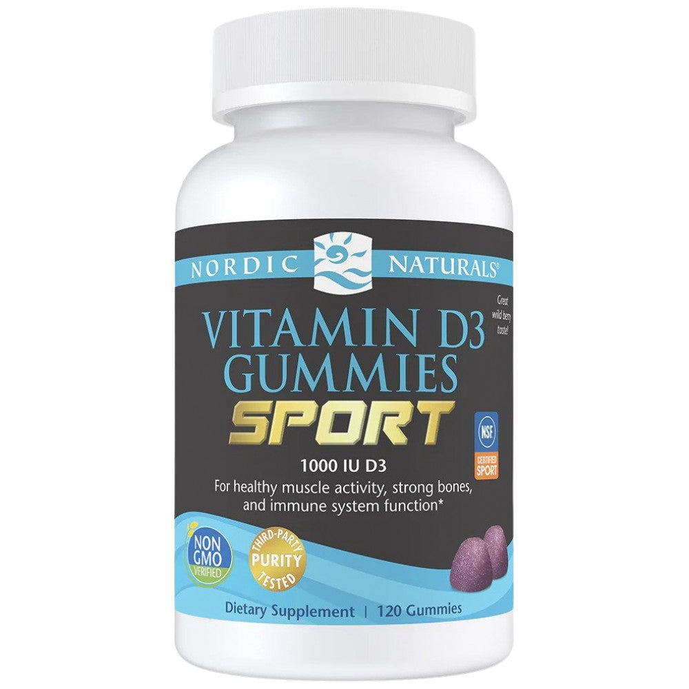 Gummies Sport alla vitamina D3 1000 UI - 120 caramelle gommose