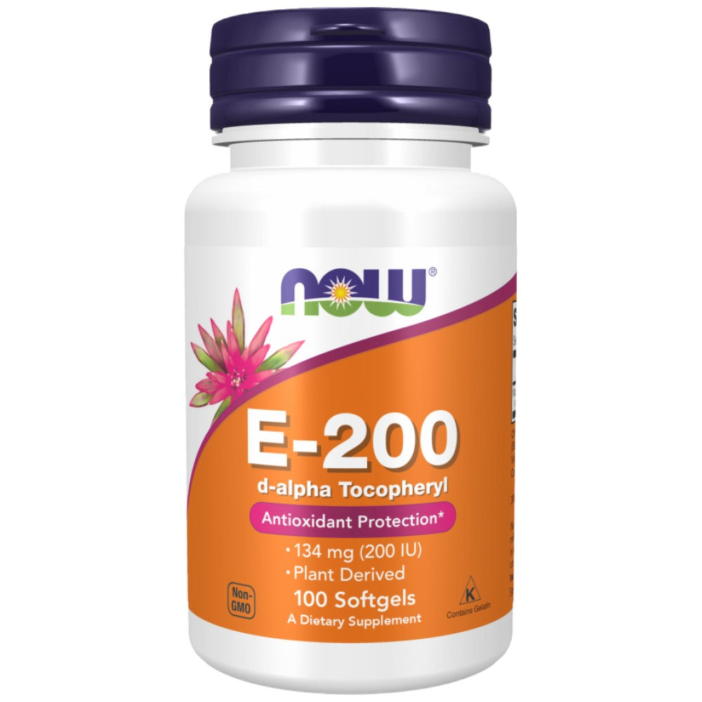 Vitamina E-200 UI D-alfa tocoferoli - 100 capsule di gel
