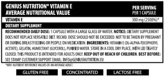 Vitamina E - 60 capsule