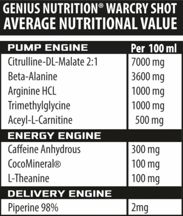 Tiro di WarCry - 100 ml