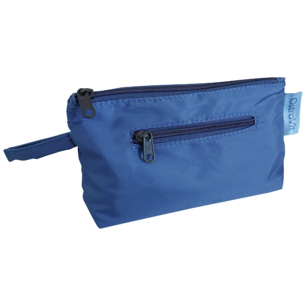 Borsa per il trucco impermeabile | Beauty case impermeabile - Blu 25 x 12 cm