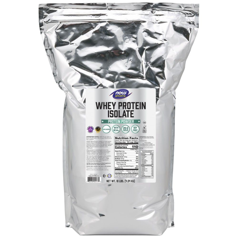 Proteine isolate del siero di latte /Non aromatizzate/ - 4536 grammi