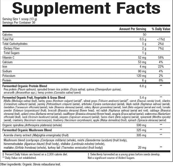 Tutta la Terra & Mare | Verdure biologiche fermentate al 100%, senza aromi - 390 grammi