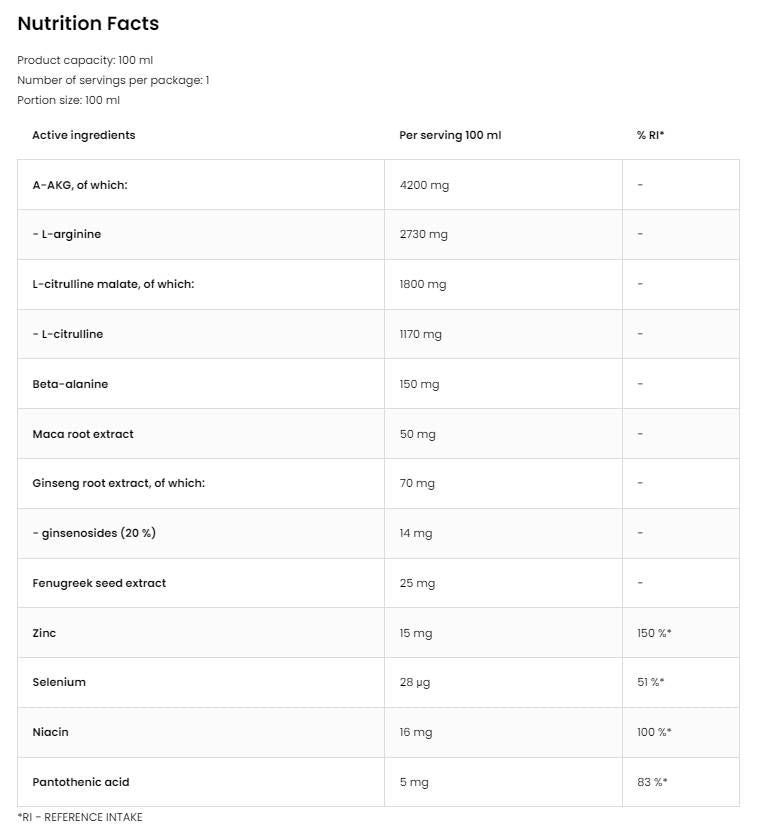 Sex Pro Shot | per le donne - 20 x 100 ml