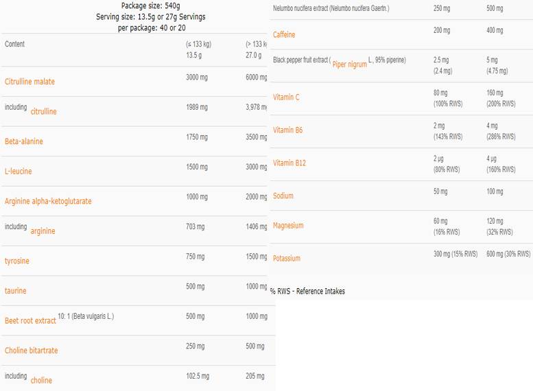 Xtreme Napalm Hardcore - 540 grammi