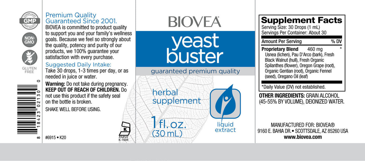 Gocce liquide Yeast Buster/30 ml