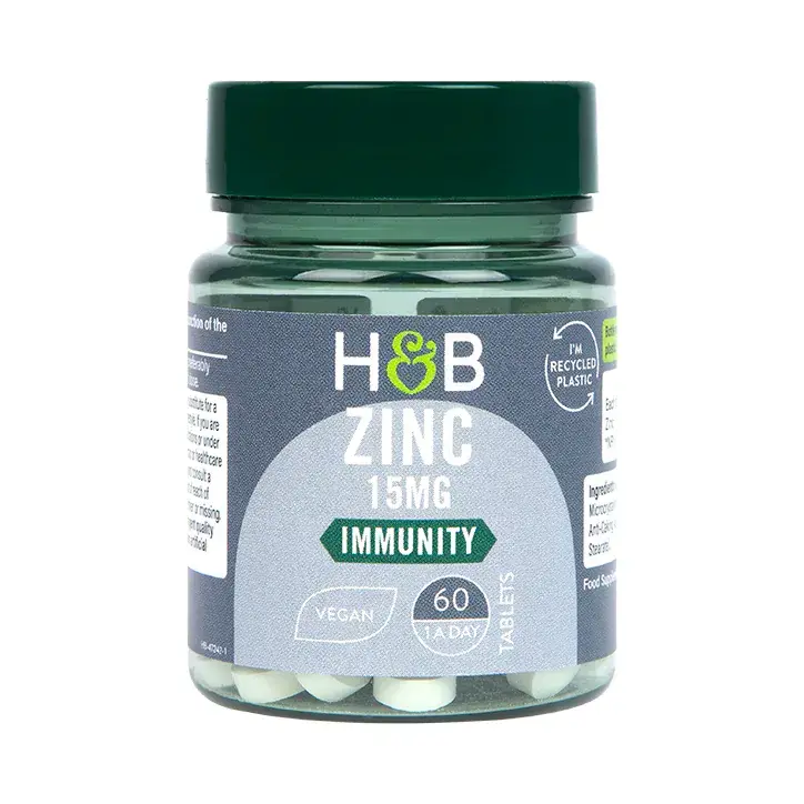 Zinco (Zinc) 15 mg 60 compresse vegane OLANDA & BARRETT