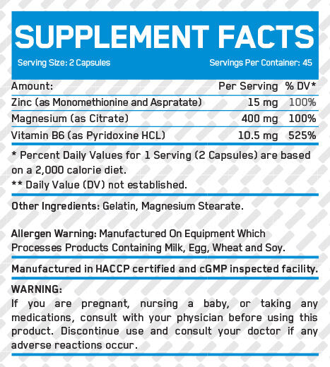 ZMA/90 tappi