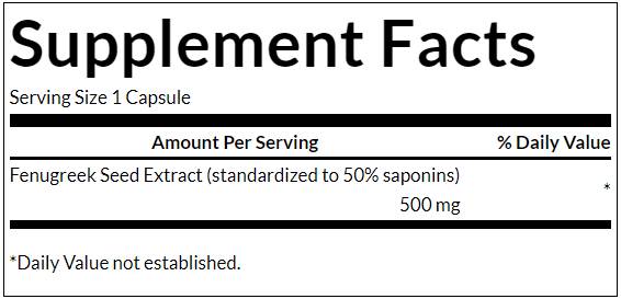 Estratto di fieno greco 500 mg - 90 capsule