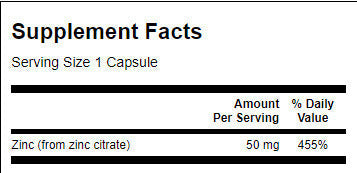 Citrato di zinco 50 mg./60 capsule - 0