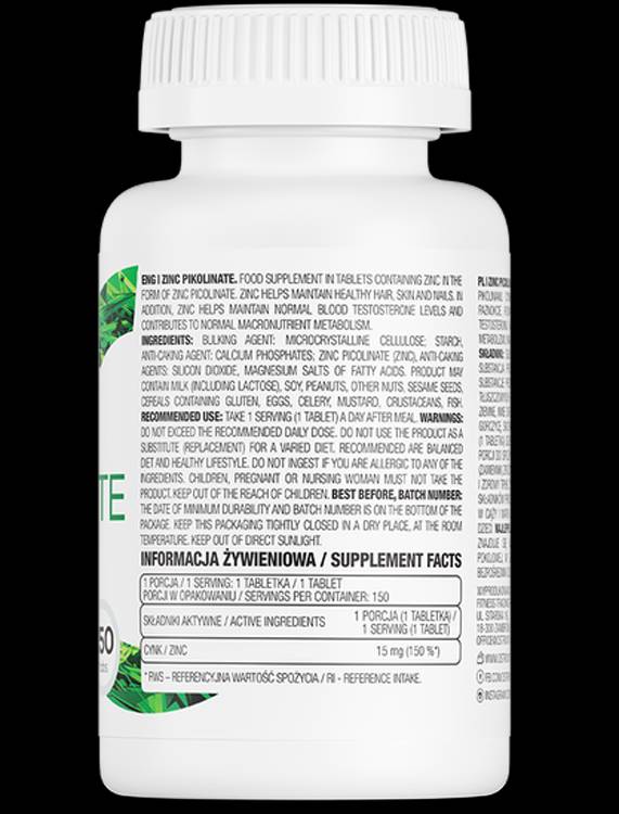 Zinco Picolinato 15 mg - 30 Compresse