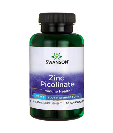 Forma preferita per il corpo di zinco picolinato 22 mg./60 capsule. -0