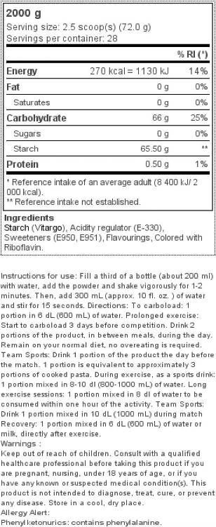 <tc>VITARGO</tc> Carboloader - 2000 grammi
