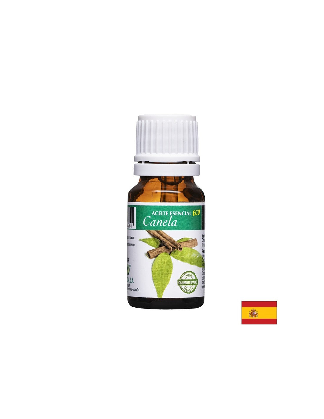 Olio essenziale di cannella biologica - Controllo della glicemia - Aceite Eco canela, 10 ml