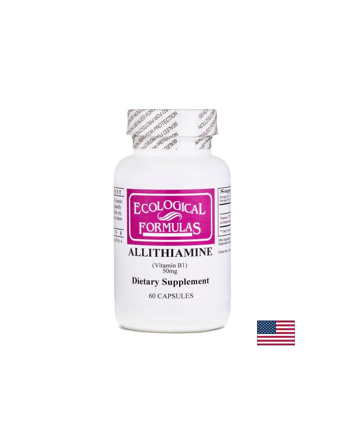 Alitiamina (vitamina B1) - salute neurologica, 60 capsule