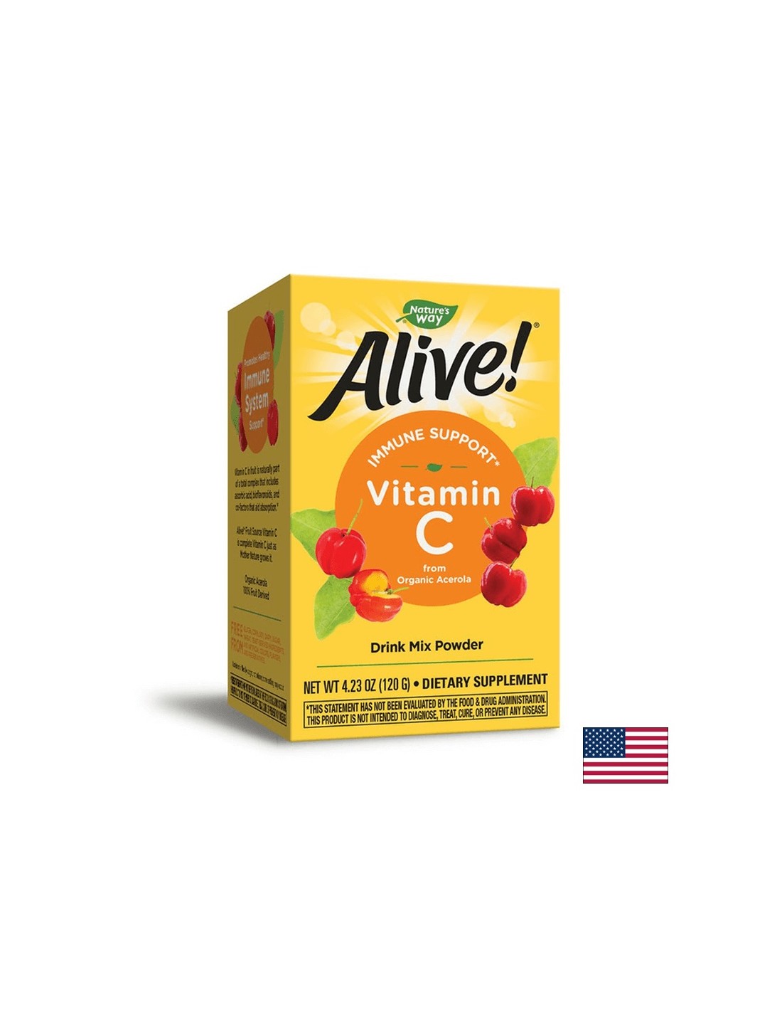 <tc>Alive</tc>! Vitamina C in polvere - 120 grammi