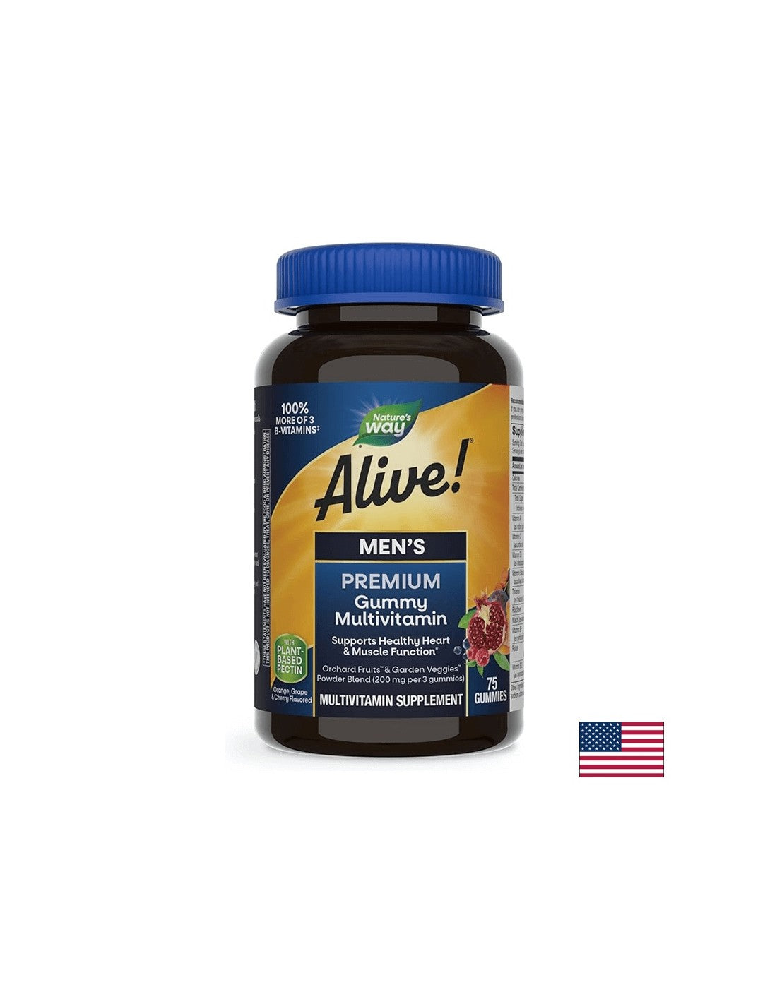 <tc>Alive</tc>! Vitamine gommose per uomo - 75 compresse masticabili