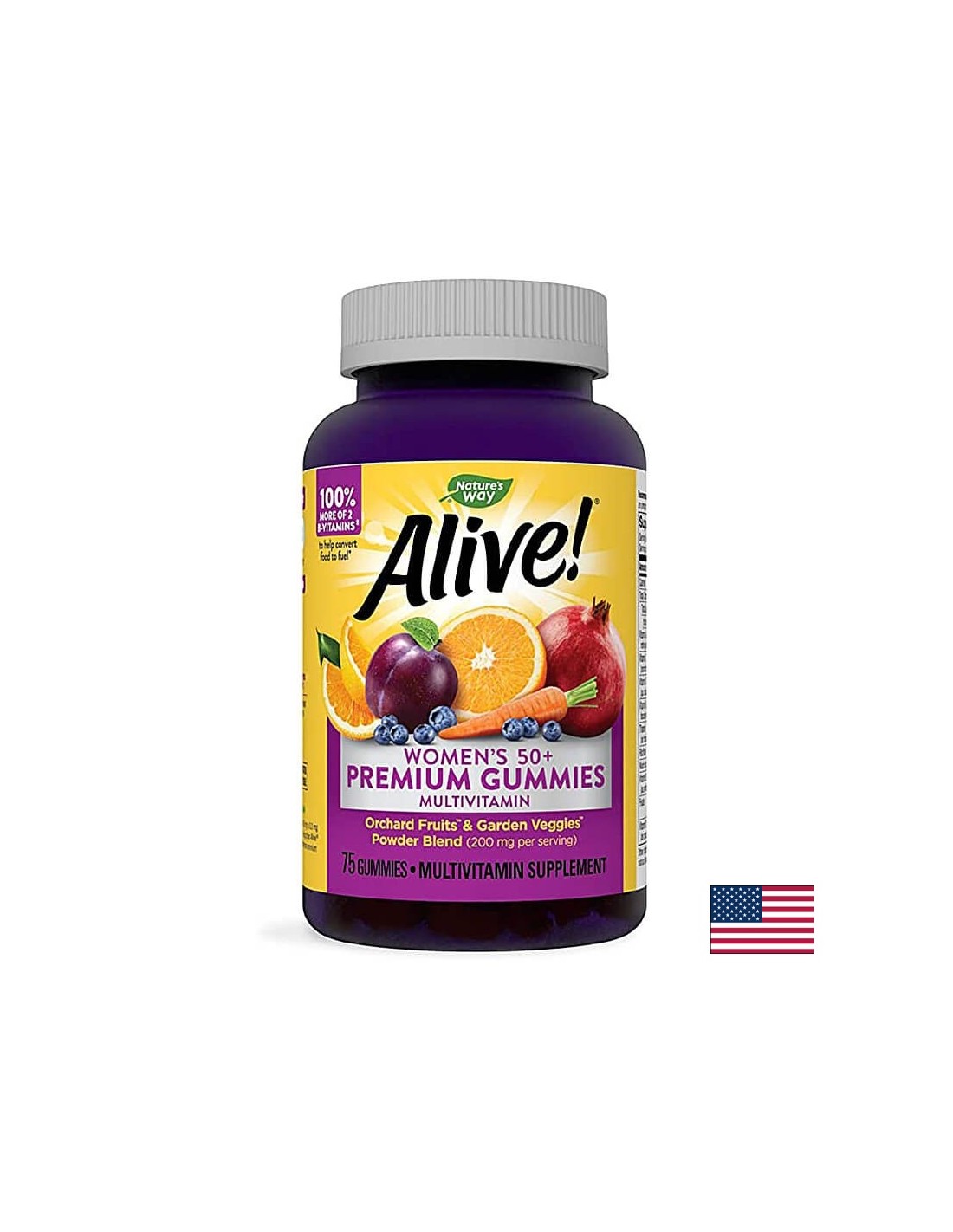 <tc>Alive</tc>! Vitamine gommose per donne over 50 - 75 caramelle gommose