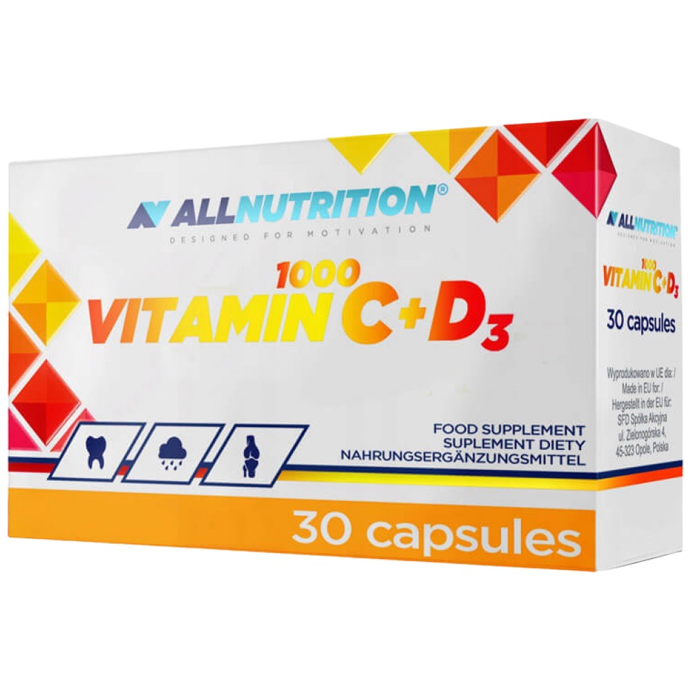 Vitamina C 1000 + D3 2000 IU 30 Capsule