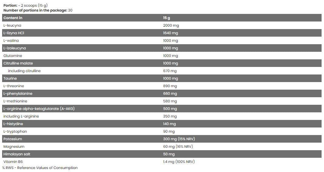 Xtreme Napalm/amino 13 + elettroliti - 15 grammi