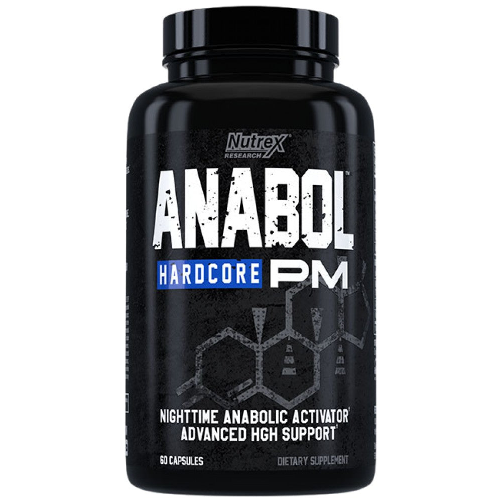 Anabol hardcore PM | Nighttime Anabolic Activator & Advanced HGH Support - 60 Capsules