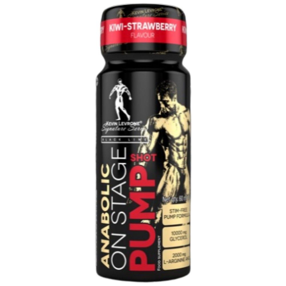 Anabolic On Stage Pump Shot | Glicerolo senza stimolanti & Pompa Mega AAKG - 60 ml