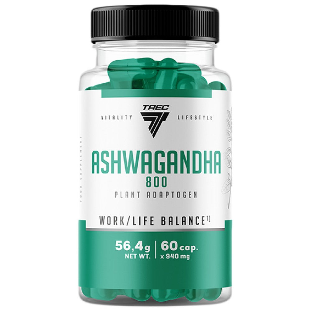Ashwagandha 800 | Adaptogen per piante - 60 capsule