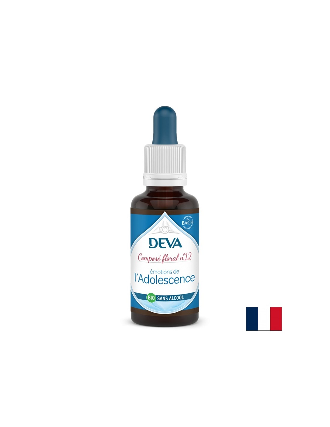 Bilanciamento delle emozioni nei giovani, essenze floreali, il metodo Bach scende n. 12 (senza alcol), 30 ml
