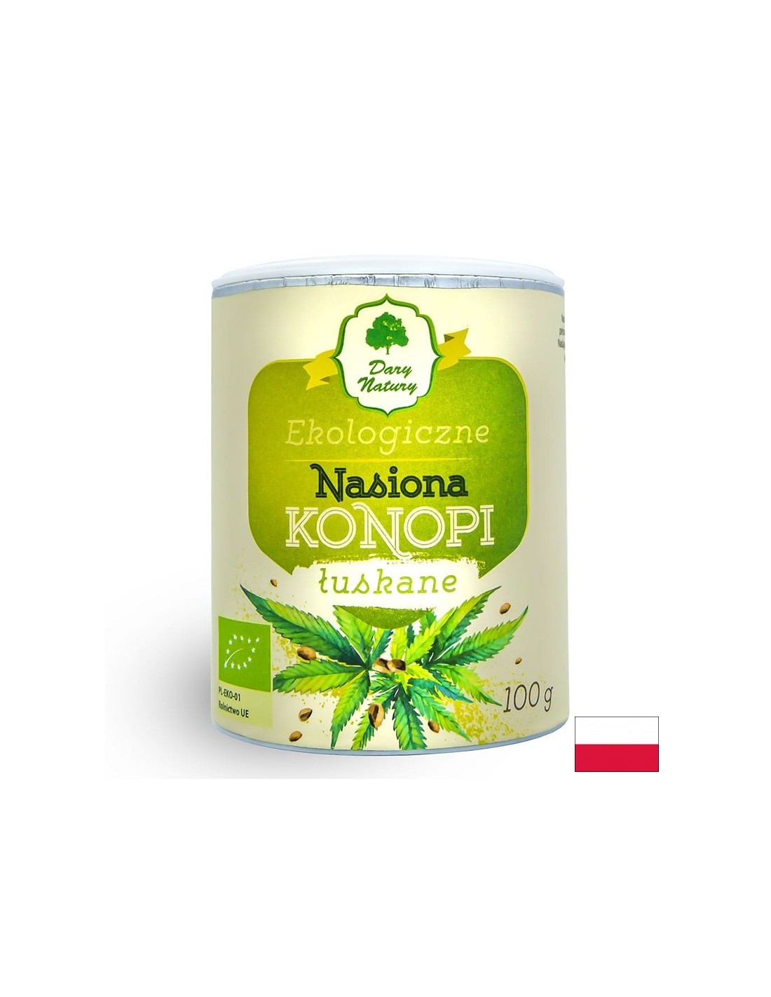 Semi di canapa organici sbucciati, 100 g