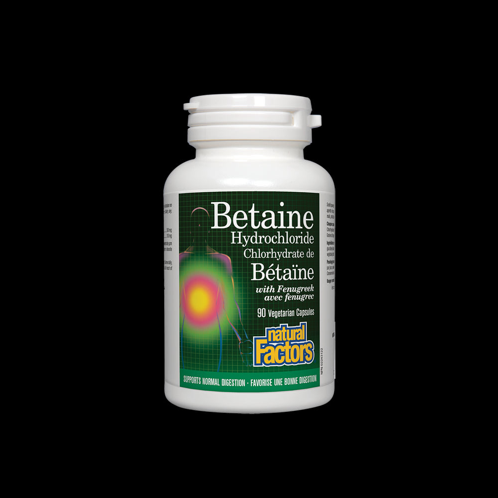 Betaina cloridrato con fenugreek 500 mg - 90 capsule