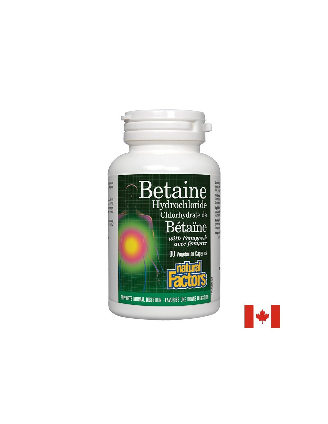 Betaina cloridrato con fenugreek 500 mg - 90 capsule