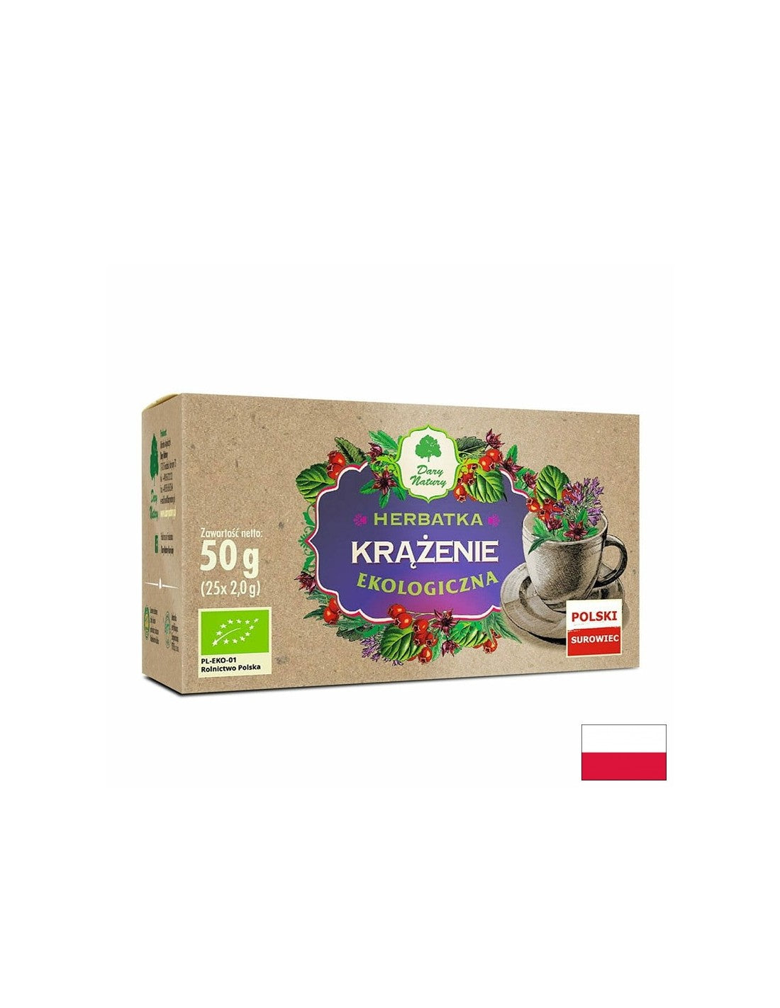 Biografia di circolazione per tè alle erbe, 25 pacchetti