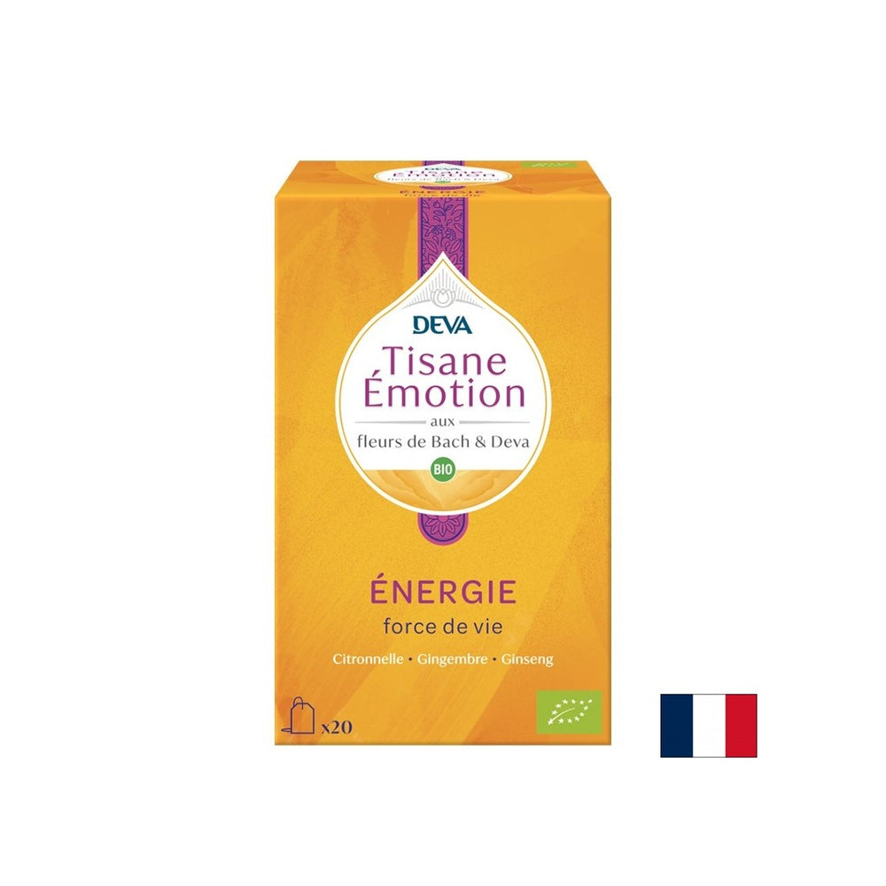 "Energia" di tisane (con elisir floreali secondo il metodo del Dr. Bach), 20 borse da filtro