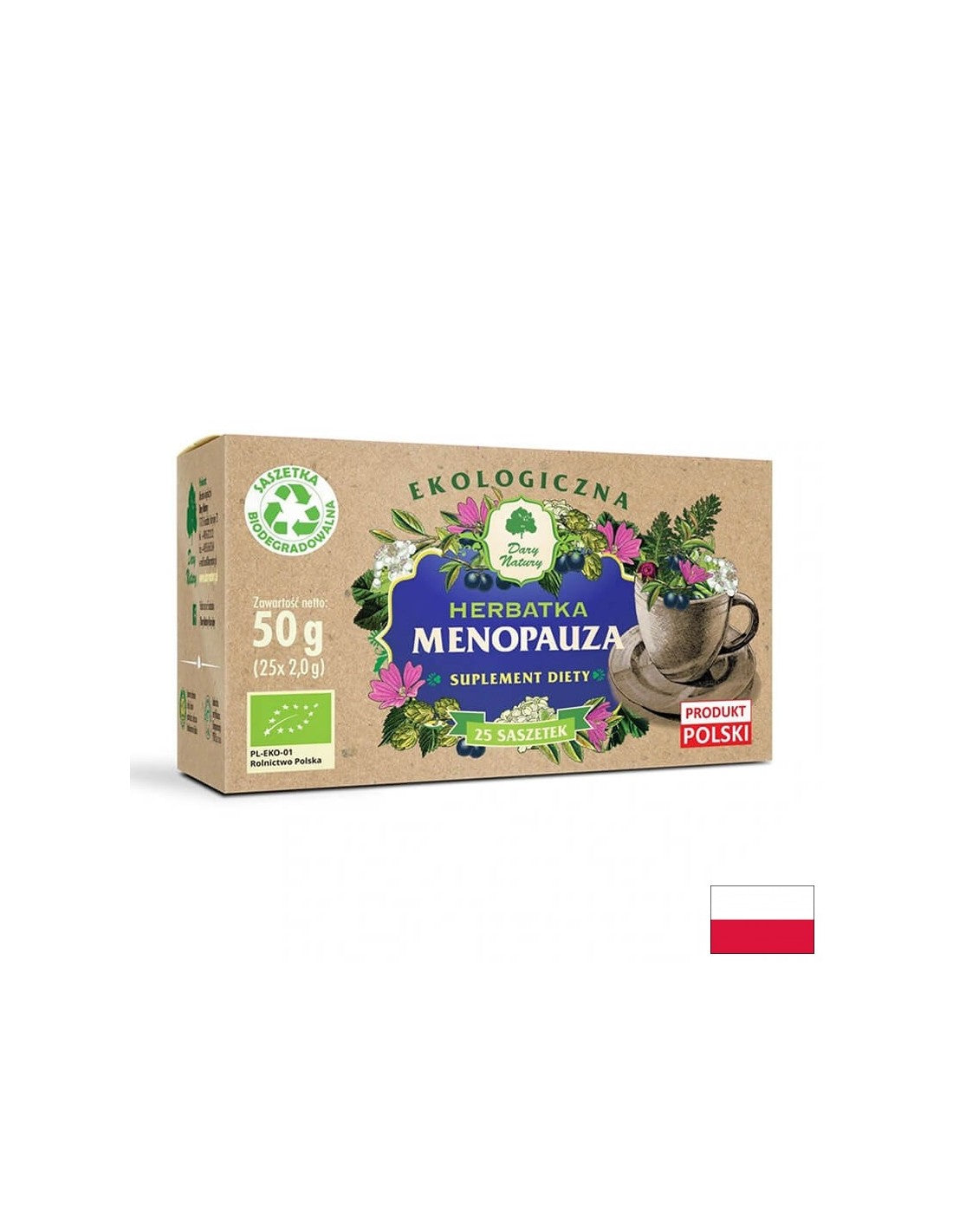 Bio da tè per la menopausa, 25 pacchetti