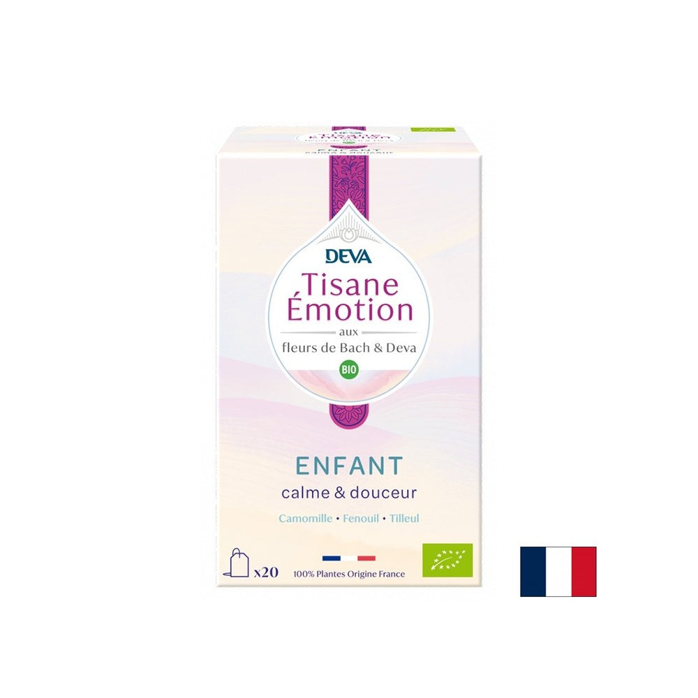 "Serenità" di tisane per bambini (con elisir floreali secondo il metodo del dott. Bach), 20 borse da filtro