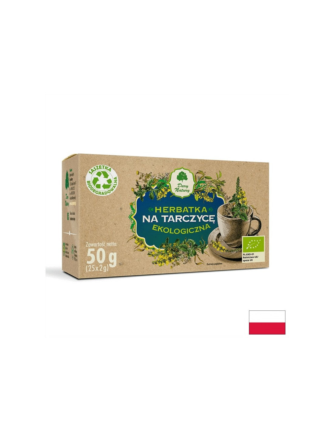 Tisoso per la bio di ghiandola tiroidea, 25 sacchetti da filtro