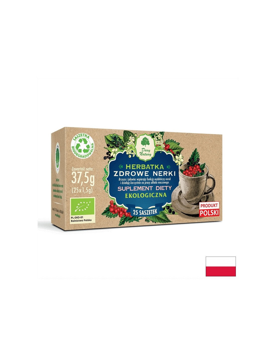 Biografia di tisane per reni sani, 25 sacchetti da filtro