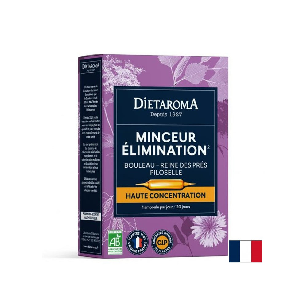 Formula a base di erbe per perdita di peso (con betulla, Marsh Caleld e orecchie di topo), 20 bere ampoule