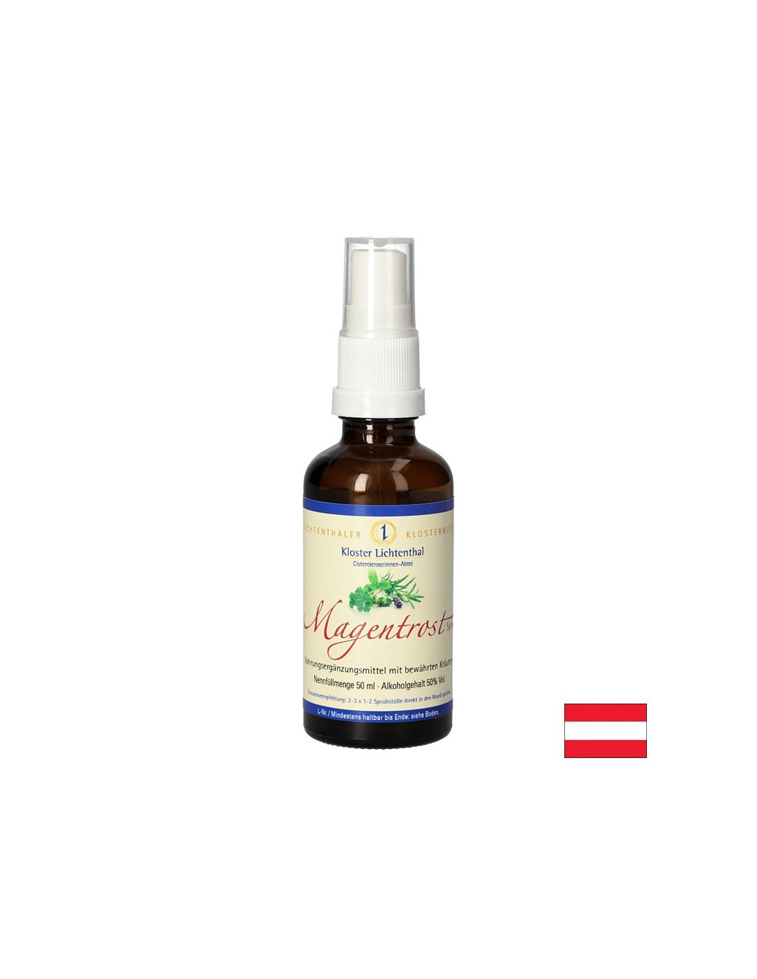 Formula di stomaco a base di erbe, spray da 50 ml